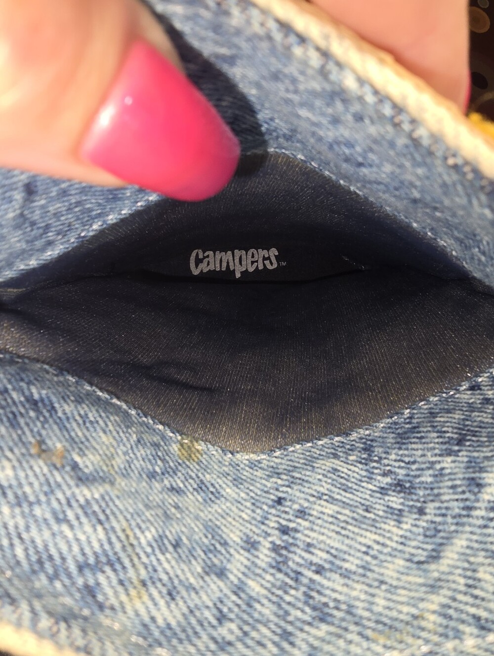 Town & Country Camper Acid Wash Blue Denim-Style Women’s Jeans Booties "Joots" - Picture 7 of 8
